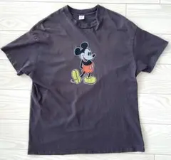 GLR ミッキーマウス メンズ Tシャツ グレー green label