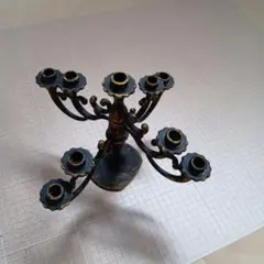 ミニチュアシャンデリア 黒と金