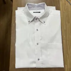 LUISANT 半袖ドレスシャツ L 薄紫