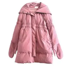 ★MIIA★レア！ミーア ピンク ミトン 手袋 付き ダウン ジャケット コート MIIA（ミーア）の「ミトン付きダウンコート（ダウンジャケット