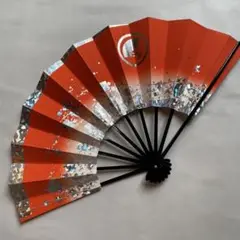 新品未使用★ 舞扇子 舞扇 稽古 日本舞踊 美品 朱赤 和装 小物 着物