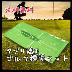ゴルフ練習マット ダフリ矯正 白ライン プレゼント クリスマス トレーニング 家