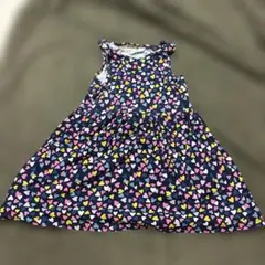 H&M ハート柄 ノースリーブワンピース 3-4Y
