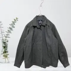 ヴィンテージ 古着 ブルゾン 訳あり 毛100% 古着女子 古着男子 レトロ