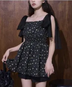 ナイスクラップ　花柄チュニック