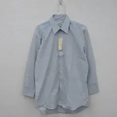Bruno Valentino 長袖ドレスシャツ ライトブルーポケット付き L