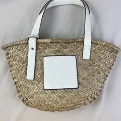 LOEWE ベージュ かごバッグ