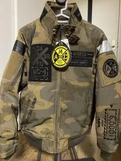 avirex ミリタリーキャンプ MA-1 モデファイ ハロ ジャケット