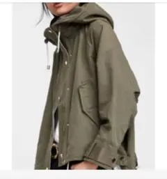 ZARA ザラ マウンテンパーカー カーキ
