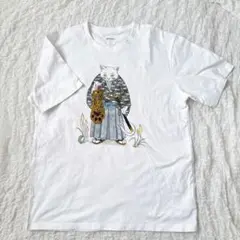 Lサイズ　猫の手　石黒亜矢子　コラボ　　Tシャツ　グラニフ