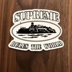 2023AW supreme ステッカー コーテイズ　ブラック