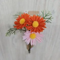 つまみ細工コスモス