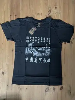 中国 万里の長城 Tシャツ L 黒