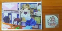 南ことり ビッグアクリルプレート ＋ステッカー　未開封