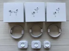 Apple AirPods Pro◆箱◆イヤーチップ◆充電ケーブル◆3個セット