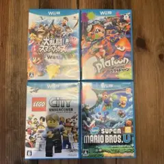 動作確認済　WiiU 人気ゲームソフト　4本セット