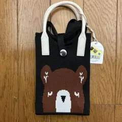 新品　クマデザイン バッグ ハンドル付き