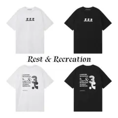 新品 韓国 Rest&Recreation 半袖Tシャツ ホワイト（白）