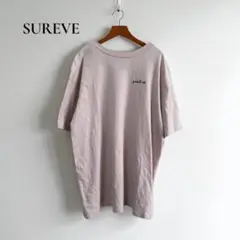 シュリーブ【M】Tシャツ 半袖 ロゴ プリント カジュアル ピンク d279