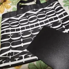 FAUCHON トートバッグ ブラックホワイト