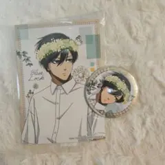 ブルーロック　アニメイトフェア ～flower crown～　糸師凛　缶バッジ他