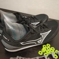 美品【Mizuno】X FIRST 2 スパイクシューズ ブラック 27.5cm