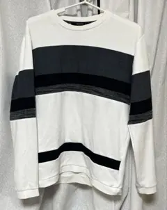 ストライプ 長袖Tシャツ