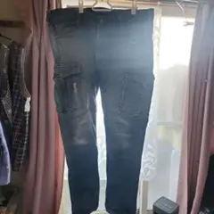BMT78 ダークブルー カーゴパンツ　3L　作業着