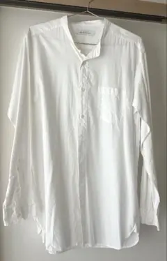 美品★リネンボタンダウンシャツ 白シャツ greenlabel relaxing