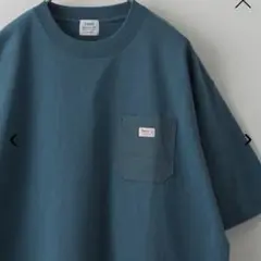【coen】 SMITH’S別注シンプルポケットTシャツ Lサイズ ROYAL