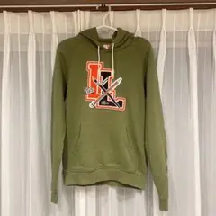 LACOSTE オリーブ フード付きパーカー サイズ2