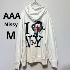 AAA 西島隆弘 ニッシー グッズ パーカー 白 ホワイト M トレーナー