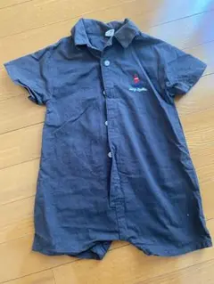 子供服　子供用ロンパース　ジャンプスーツ風　作業着風　90cm