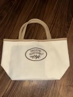 laura ashley トートバッグ ホワイト/ベージュ