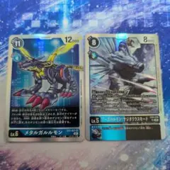 EX1メタルガルルモン1枚 EX9ワーガルルモン サジタリウスモード1枚セット