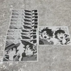 魔男のイチ 魔入りました入間くん 銀魂 特典 コラボイラストカード 2種