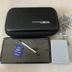 NINTENDO 3DS ブラック 本体 ケース付き