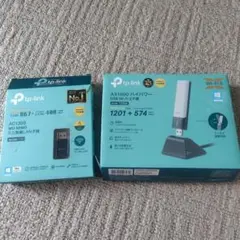 TP-Link 無線LAN 子機 AX1800 とミニ無線LAN子機 2点