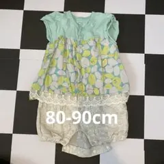 ロンパース　 サイズS 80-90