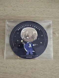 名探偵コナン 隻眼の残像 韓国アニメイトカフェ 特典コースター SD 安室/降谷