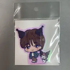 ウォヌ×クロミ　ステッカー　セブチ　SEVENTEEN×サンリオ