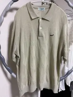 クロコダイル　オリーブ　ポロシャツ Lサイズ