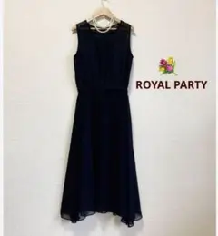 ロイヤルパーティー☆ロングワンピース　タグ付き未使用　総ゴム　ネイビ
