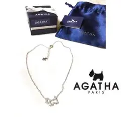 AGATHA paris スコッティ クリスタルビジューネックレス