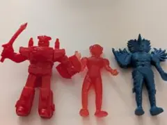 超獣戦隊ライブマン　ナガサキヤコーラキャンディ　消しゴム　3体セット