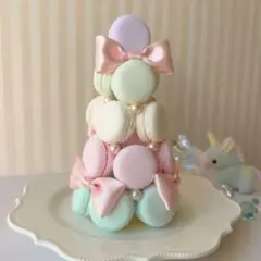 マカロンタワー　ユニコーンカラー