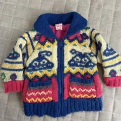 Party party編み込みセーター70〜80cm