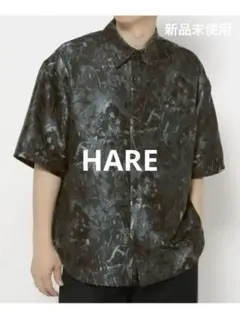 【新品未使用】HARE ジャガードブラーフラワーシャツ