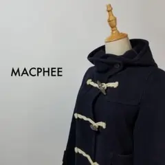 SC38マカフィートゥモローランドダッフルコートミドルコートブラック黒ウール