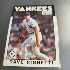 MLB 1986 Ｏ-PEE-CHEE　デーブリゲッティ　ニューヨークヤンキース